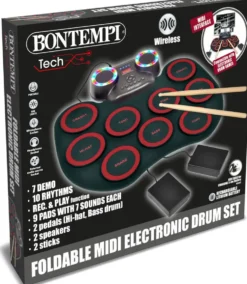 BATTERIE ELECTRONIQUE FLEXIBLE AVEC 9 PADS