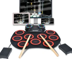 BATTERIE ELECTRONIQUE FLEXIBLE AVEC 9 PADS