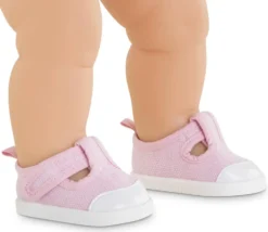 BB36 - BASKETS ROSES POUR POUPON 36 CM - COROLLE VETEMENTS
