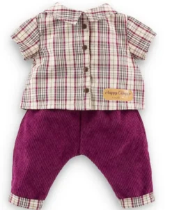 BB30 CHEMISE A CARREAUX & PANTALON PETIT EXPLORATEUR - COROLLE VETEMENTS