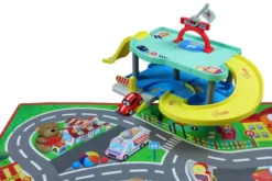 BB JUNIOR - MEGA PACK MON 1ER GARAGE BB JUNIOR / MON 1ER TAPIS + 1 VEHICULE