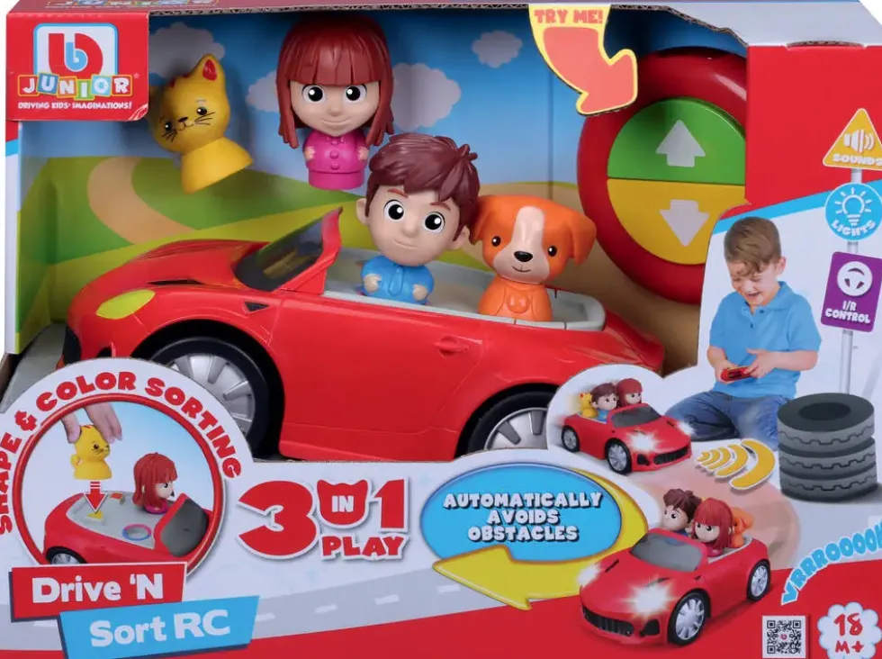 BB JUNIOR - MON 1ER CABRIOLET RC - MON PREMIER CABRIOLET RC AVEC PERSONNAGES