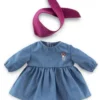 BB36 ROBE EN JEAN ML + FOULARD PETIT EXPLORATEUR - COROLLE VETEMENTS
