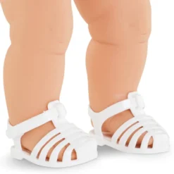 BB36 - SANDALES BLANCHES -COROLLE VETEMENTS