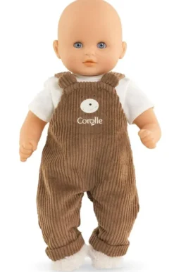 BB30 T-SHIRT & SALOPETTE OURS PETIT EXPLORATEUR - COROLLE VETEMENTS