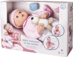 BEBE INTERACTIF ET SON OURSON