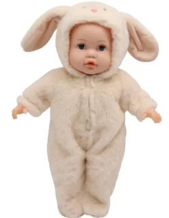 BEBE LAPIN BEIGE 35 CM