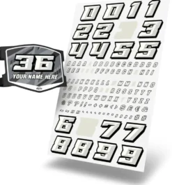 BERG BIKY NUMBER PLATE