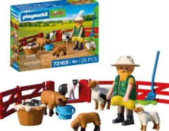 BERGER AVEC ENCLOS A MOUTONS & CHIEN 72169