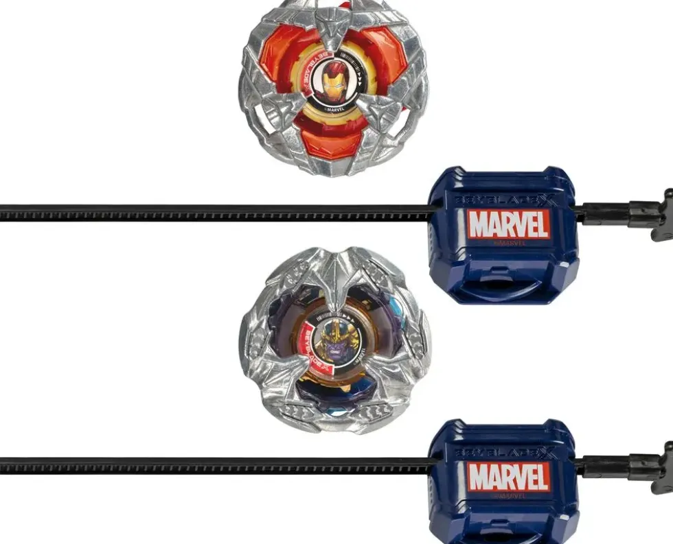 BEYBLADE X - - MARVEL - MULTIPACK - THANOS IRON MAN