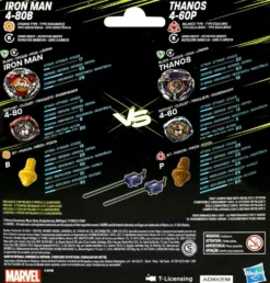 BEYBLADE X - - MARVEL - MULTIPACK - THANOS IRON MAN