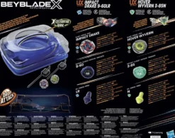 BEYBLADE X - SET DE COMBAT DESCENTE-CHOC