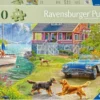 BIEN ETRE ET PUZZLE 200PIECESMAISON D'ETE AU LAC
