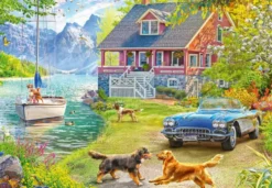 BIEN ETRE ET PUZZLE 200PIECESMAISON D'ETE AU LAC