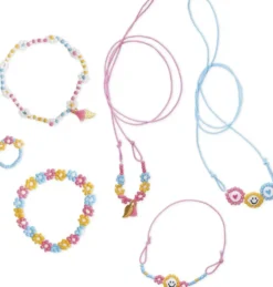 6 BJJOUX FLEURS EN PERLES A CREER