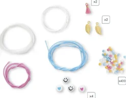 6 BJJOUX FLEURS EN PERLES A CREER