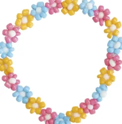 6 BJJOUX FLEURS EN PERLES A CREER