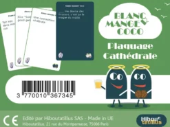 BLANC MANGER COCO : PLAQUAGE CATHEDRALE