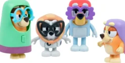BLUEY -GRANDS-MERES-4 FIGURINES