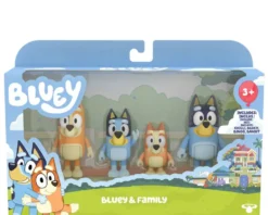 BLUEY - PACK FAMILLE 4 FIGURINES