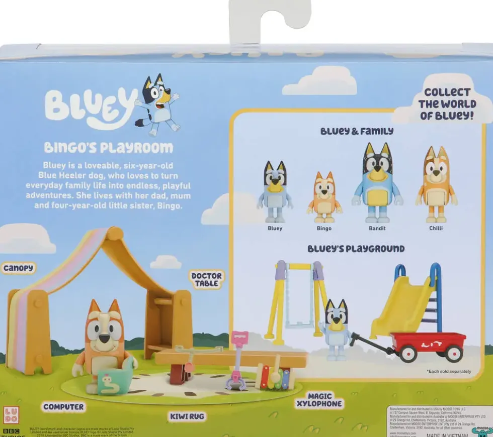 BLUEY PLAYROOM MINI PLAYSET