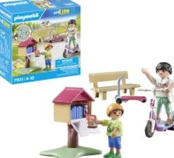 BOITE A LIVRES AVEC MAMAN ET ENFANT - 71511