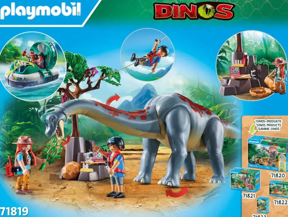 BRACHIOSAURE, EXPLORATEURS, AEROGLISSEUR - 71819