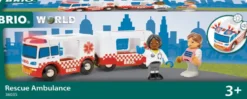 BRIO63603500 - CAMION AMBULANCE SON ET LUMIERE