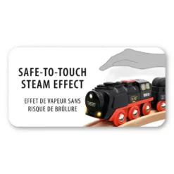 BRIO 33884 - LOCOMOTIVE À PILES À VAPEUR