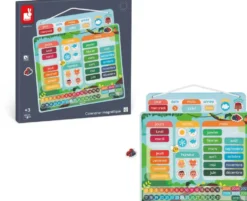 CALENDRIER MAGNETIQUE - APPRENDRE L'HEURE ET LE TEMPS