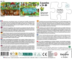 CALYPTO BY SENTOSPHERE - PUZZLE 24 PIECES X 2 - VIE DESSUS VIE DESSOUS