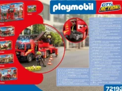 CAMION DE POMPIERS A GRANDE ECHELLE 72192