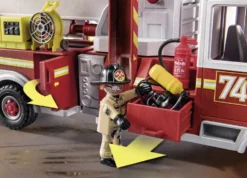 CAMION DE POMPIERS AVEC ECHELLE - 70935