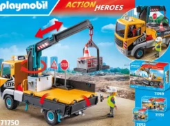 CAMION GRUE, OUVRIER ET ACCESSOIRES - 71750