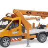 CAMION MB SPRINTER AVEC PLATEFORME DE TRAVAIL SON ET LUMIERE