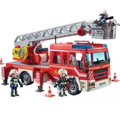CAMION POMPIERS AVEC ECHELLE PIVOTANTE - 9463