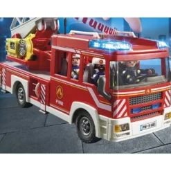 CAMION POMPIERS AVEC ECHELLE PIVOTANTE - 9463