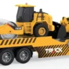 CAMION TRANSPORT DE VEHICULES DE CHANTIER 1:16