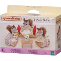 CANAPE 2 FAUTEUILS ET TABLE BASSE - SYLVANIAN MEUBLES ET ACCESSOIRES