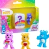 CARE BEARS - PACK 3 MINI FIGURINES DE 5 CM 1 SURPRISE
