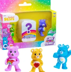 CARE BEARS - PACK 3 MINI FIGURINES DE 5 CM 1 SURPRISE
