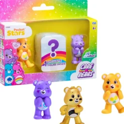 CARE BEARS - PACK 3 MINI FIGURINES DE 5 CM 1 SURPRISE