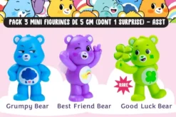 CARE BEARS - PACK 3 MINI FIGURINES DE 5 CM 1 SURPRISE