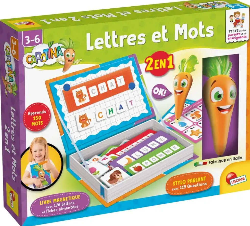 CAROTINA - STYLO PARLANT ET JOUETS MAGNETIQUES 2 EN 1
