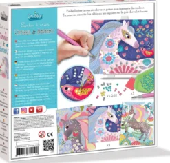 CARTES A CREER - CHEVAUX DE DIAMANTS