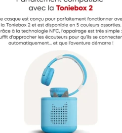 CASQUE BLUETOOTH - BLEU CIEL