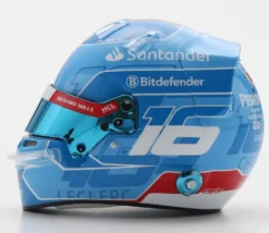 1/5 CASQUE CHARLES LECLERC - SCUDERIA FERRARI - GP F1 MIAMI 2024 - VERSION DELUXE