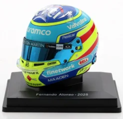 1/5 CASQUE F1 FERNANDO ALONSO - ASTON MARTIN ARAMCO FORMULE 1 TEAM 2025