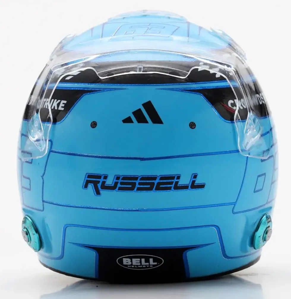 1/5 CASQUE F1 GEORGE RUSSELL - MERCEDES-AMG PETRONAS FORMULE 1 TEAM 2025