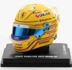 1/5 CASQUE F1 LEWIS HAMILTON - SCUDERIA FERRARI HP - GP MIAMI2025